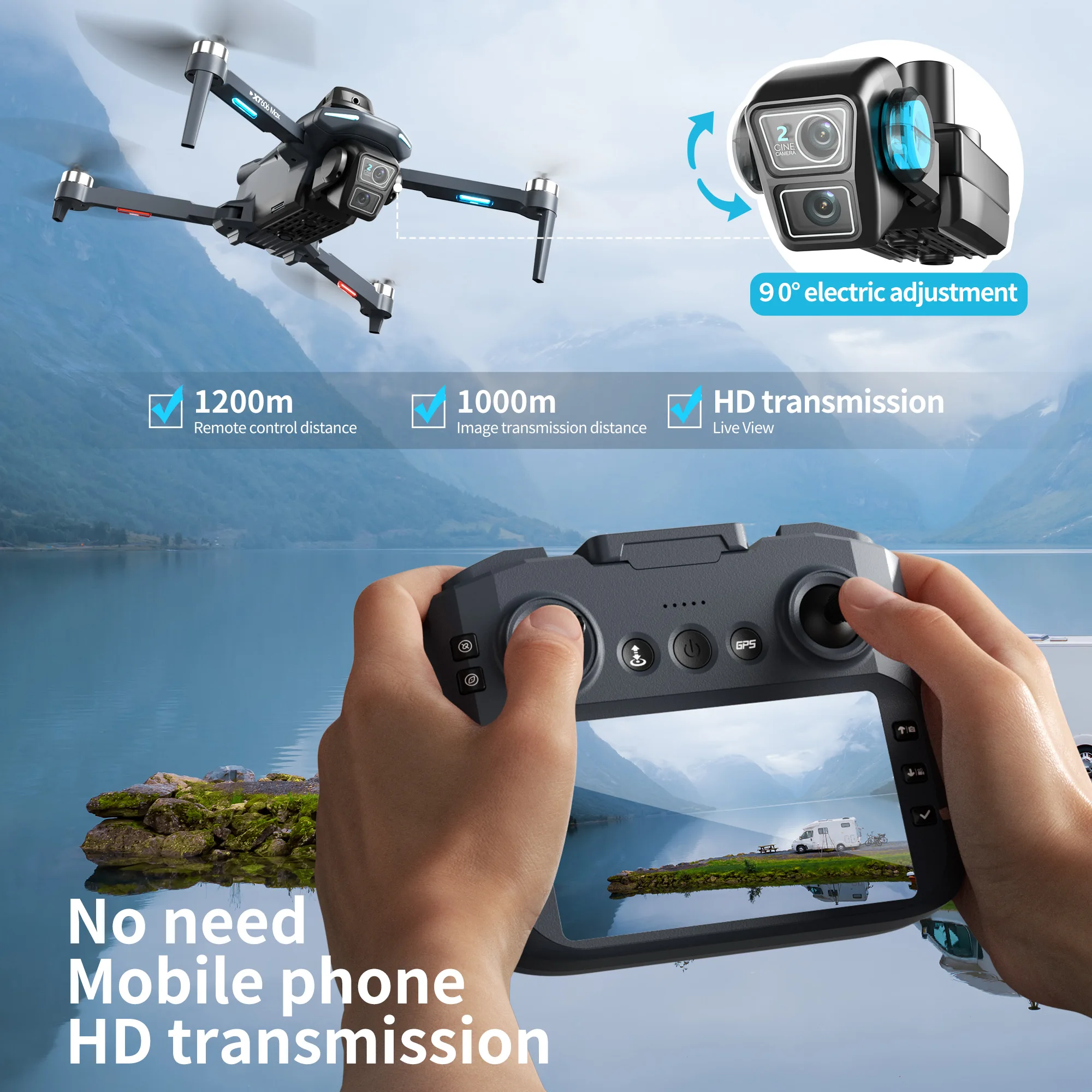 Lenovo XT606 Drone Professiona – Drone Photogrammetry recenzja i cena