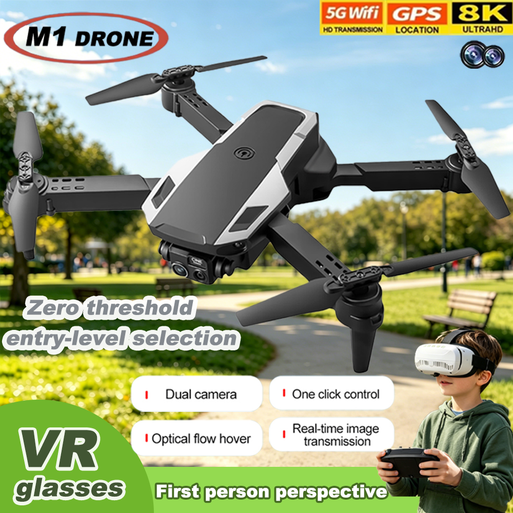 Foldable M1 VR Mini Drone RC Q – Drone Video Production recenzja i cena