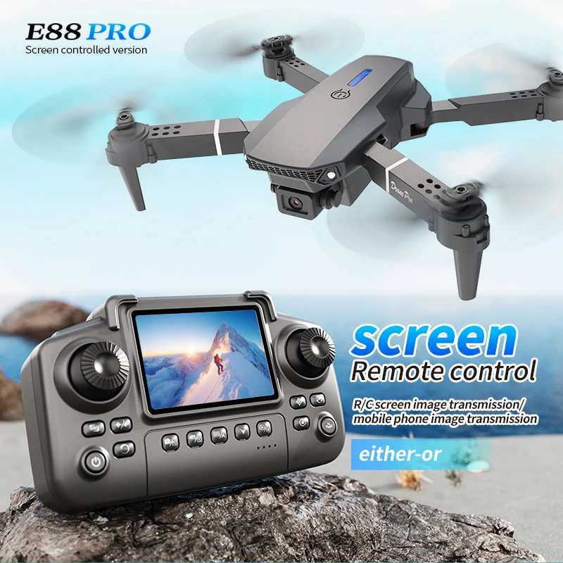 Professional E88 PRO Drone wit – Drone Lidar recenzja i cena