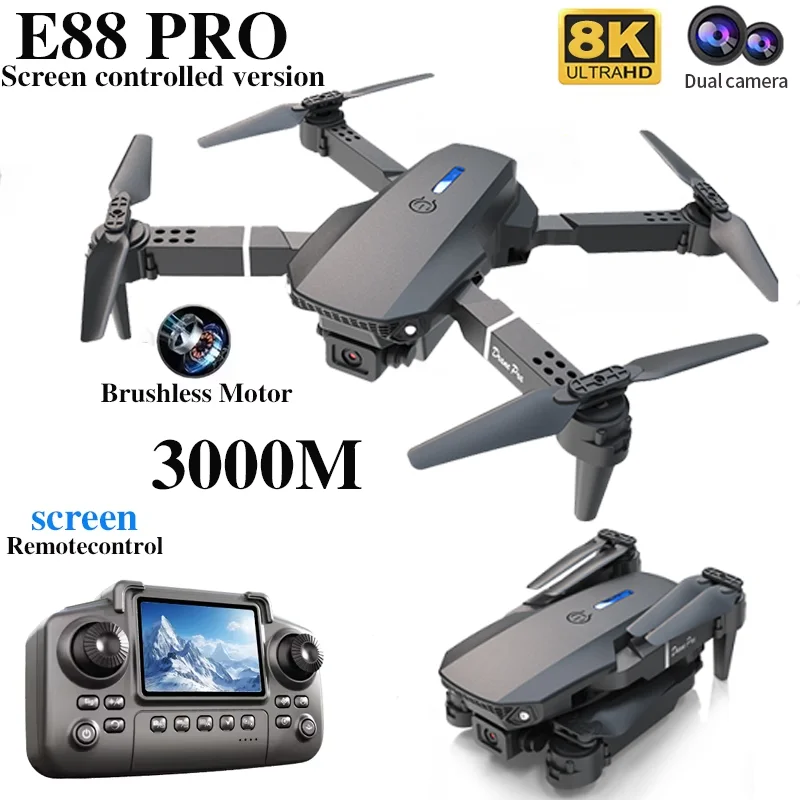 Professional E88 PRO Drone wit – Drone Lidar recenzja i cena