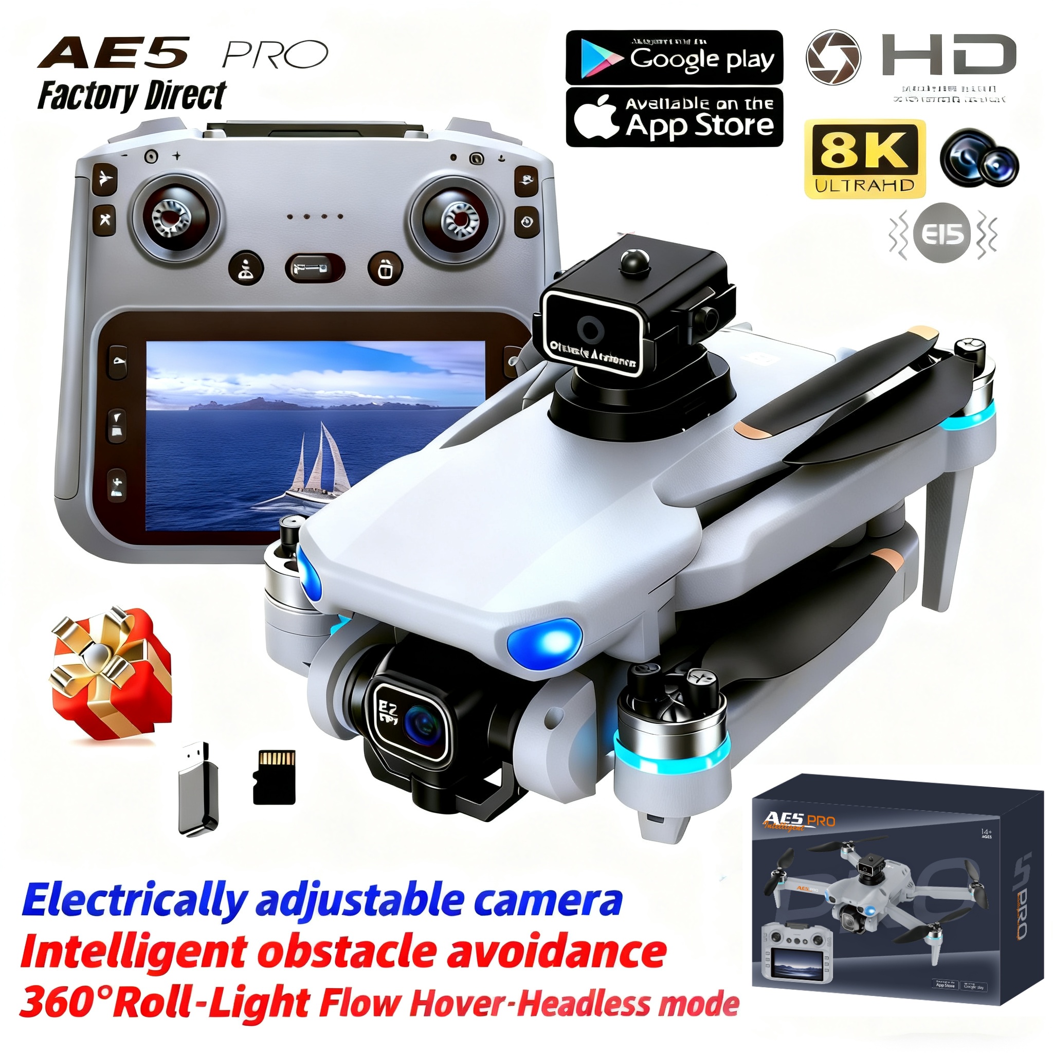 2026 New AE5 Pro Drone 8K HD 4 – Drone Photogrammetry recenzja i cena
