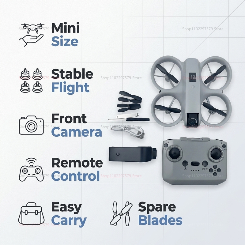 Mini Drone with 8K HD Camera F – Drone Video Production recenzja i cena