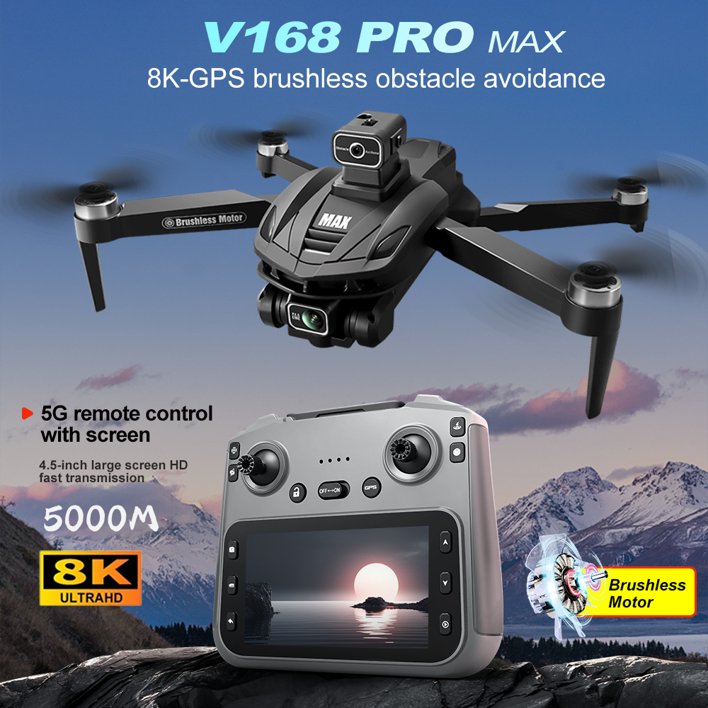 V168 PRO Max GPS Drone 8K Prof – Drone Lidar recenzja i cena