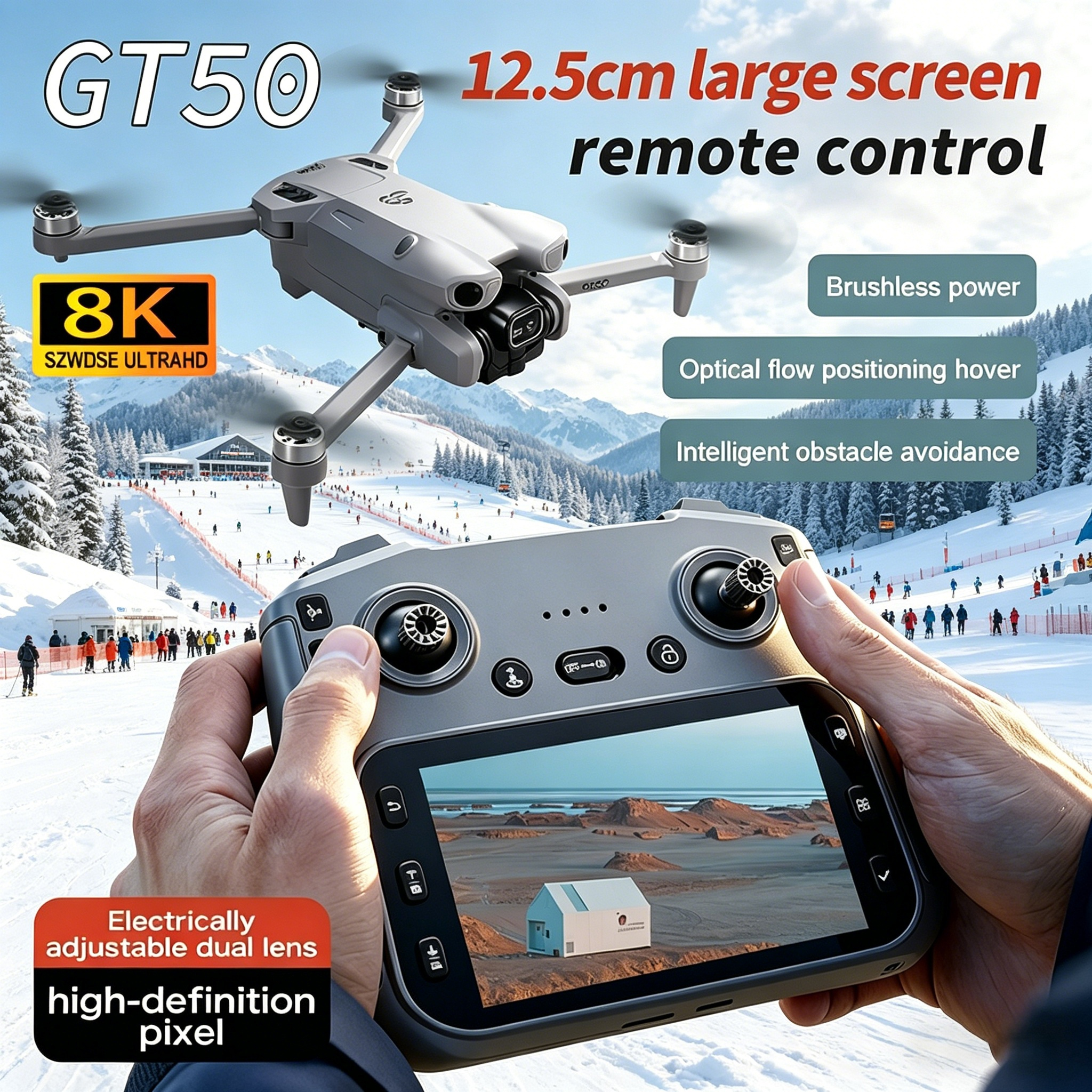 GT50 PRO MIni 5 pro RC Drone 8 – Drone Lidar recenzja i cena