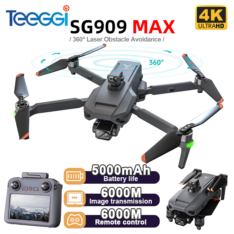 Teeggi SG909 MAX GPS Drone Wit – Drone Lidar recenzja i cena