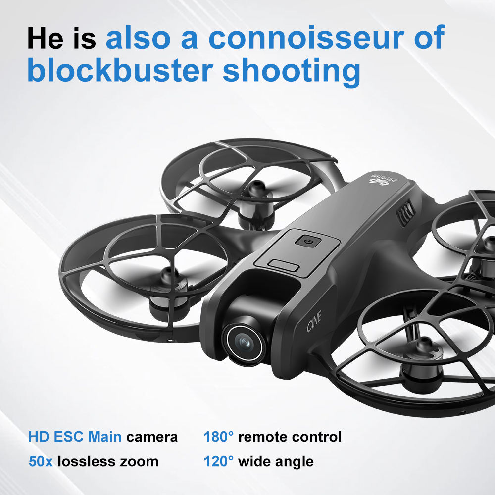 V666 Foldable Mini Drone 4K Du – Drone Cinematic recenzja i cena