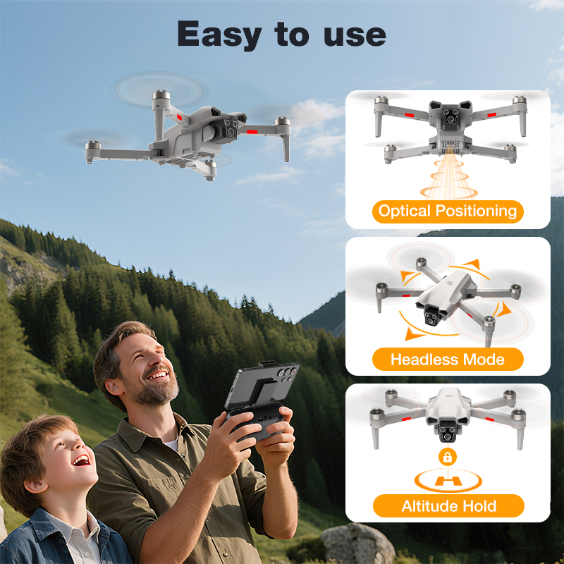 NEW Hot L017 Pro Drone Brushle – Drone Lidar recenzja i cena
