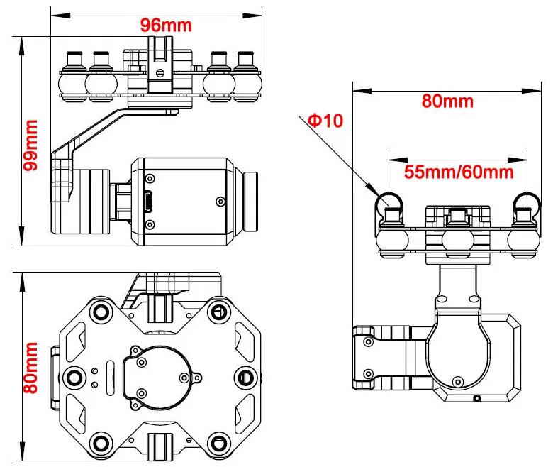 Tarot TL3T20 3-axis Gimbal 640 – Drone Aerial Photography recenzja i cena