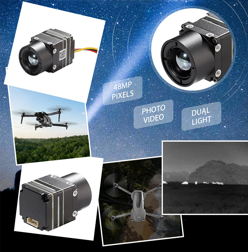 New Arrival 640x512 FPV Drone  – Drone Thermal Imaging recenzja i cena