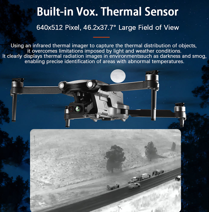 New Arrival 640x512 FPV Drone  – Drone Thermal Imaging recenzja i cena